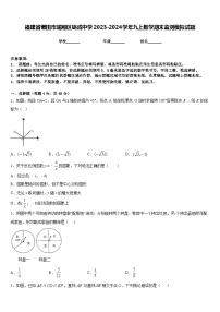 福建省莆田市城厢区砺成中学2023-2024学年九上数学期末监测模拟试题含答案