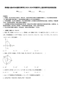 贵州省六盘水市水城县文泰学校2023-2024学年数学九上期末教学质量检测试题含答案