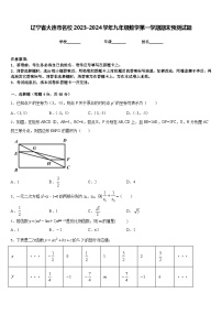 辽宁省大连市名校2023-2024学年九年级数学第一学期期末预测试题含答案