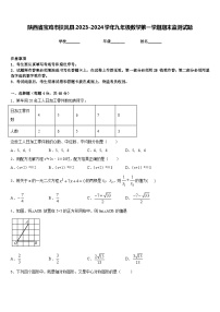 陕西省宝鸡市扶风县2023-2024学年九年级数学第一学期期末监测试题含答案