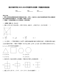 重庆市渝中学区2023-2024学年数学九年级第一学期期末经典试题含答案