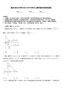 黑龙江省大庆中学2023-2024学年九上数学期末质量检测试题含答案