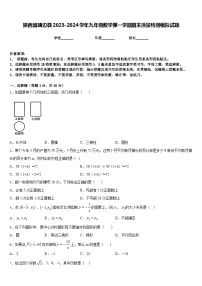 陕西省靖边县2023-2024学年九年级数学第一学期期末质量检测模拟试题含答案