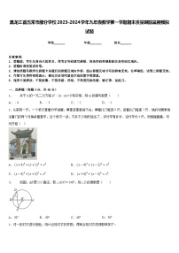 黑龙江省五常市部分学校2023-2024学年九年级数学第一学期期末质量跟踪监视模拟试题含答案