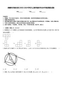 西藏林芝地区名校2023-2024学年九上数学期末学业水平测试模拟试题含答案