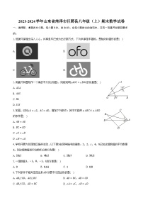 2023-2024学年山东省菏泽市巨野县八年级（上）期末数学试卷（含解析）