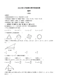 安徽省亳州市2023-2024学年九年级上学期期末数学试题