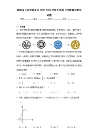 湖南省长沙市雨花区2023-2024学年九年级上学期期末数学试题(含答案)