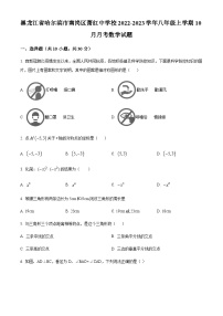 黑龙江省哈尔滨市南岗区萧红中学校2022-2023学年八年级上学期10月月考数学试题