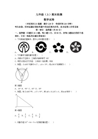 辽宁省大连市名校联考2024届九年级上学期期末考试数学试卷(含答案)