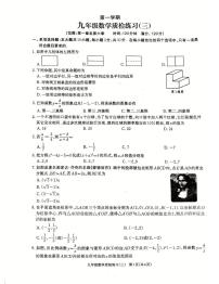 广东省茂名市滨海新区2024届九年级上学期11月测试数学试卷(PDF版 含答案)