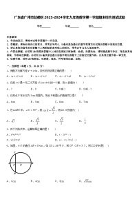 广东省广州市花都区2023-2024学年九年级数学第一学期期末综合测试试题含答案