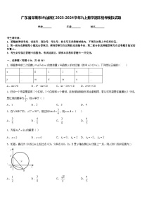 广东省深圳市坪山新区2023-2024学年九上数学期末统考模拟试题含答案