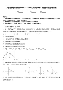 广东省新朗实验学校2023-2024学年九年级数学第一学期期末监测模拟试题含答案