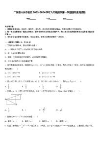 广东省汕头市名校2023-2024学年九年级数学第一学期期末监测试题含答案