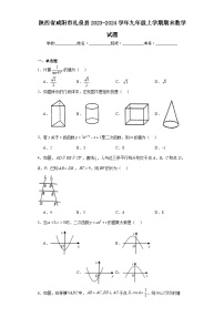 陕西省咸阳市礼泉县2023-2024学年九年级上学期期末数学试题(含答案)