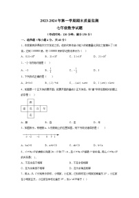 福建省龙岩市长汀县2023-2024学年七年级上学期期末数学试题（含解析）