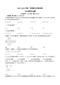 福建省龙岩市长汀县2023-2024学年七年级上学期期末数学试题