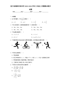 四川省绵阳市安州区2023-2024学年八年级上学期期末数学试题(含答案)