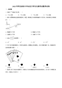 2023年河北省中考数学真题试卷