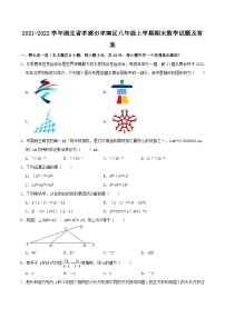 2021-2022学年湖北省孝感市孝南区八年级上学期期末数学试题及答案