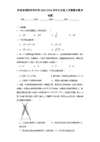 河南省南阳市邓州市2023-2024学年九年级上学期期末数学试题(含答案)