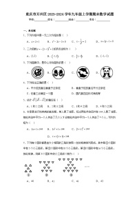 重庆市开州区2023-2024学年九年级上学期期末数学试题(含答案)