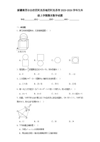 新疆维吾尔自治区阿克苏地区阿克苏市2023-2024学年九年级上学期期末数学试题(含答案)