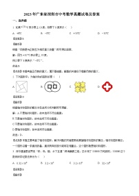 2023年广东省深圳市中考数学真题试卷(解析版)