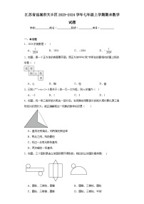 江苏省盐城市大丰区2023-2024学年七年级上学期期末数学试题(含答案)