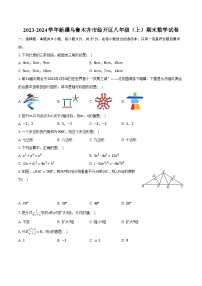 2023-2024学年新疆乌鲁木齐市经开区八年级（上）期末数学试卷（含解析）