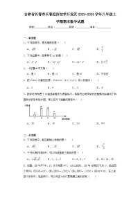 吉林省长春市长春经济技术开发区2023-2024学年八年级上学期期末数学试题(含答案)