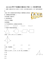 2023-2024学年广东省肇庆市德庆县八年级（上）期末数学试卷（含解析）