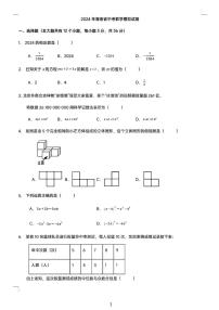 2024年海南省中考数学模拟试卷