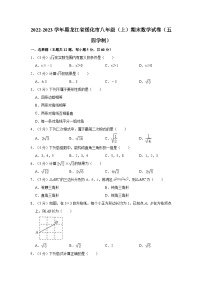 黑龙江省绥化市2022-2023学年八年级上学期期末数学试卷