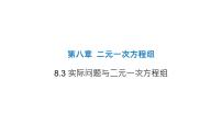 人教版七年级下册8.3 实际问题与二元一次方程组示范课ppt课件