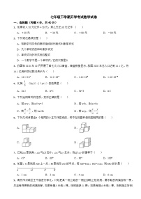 四川省南充市2024年七年级下学期开学考试数学试卷附参考答案