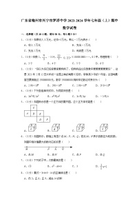 广东省梅州市兴宁市罗浮中学2023-2024学年七年级上学期期中数学试卷