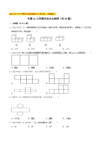 2022年中考数学必刷真题考点分类专练（全国通用） 专题14几何图形初步与视图（共50题）【原卷版+解析】