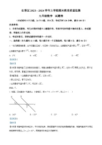 云南省玉溪市红塔区2023-2024学年九年级上学期期末数学试题