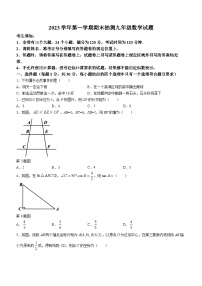 浙江省宁波市奉化区2023-2024学年九年级上学期期末数学试题(1)