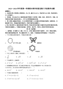 山东省滨州市阳信县2023-2024学年八年级上学期期末数学试题