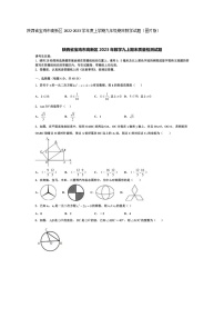 陕西省宝鸡市高新区2022-2023学年+上学期九年级期末数学试题+