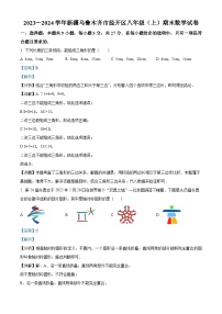 新疆维吾尔自治区乌鲁木齐市经开区2023-2024学年八年级上学期期末数学试题