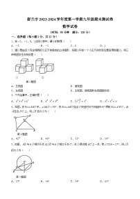 吉林省吉林市舒兰市2023-2024学年九年级上学期期末数学试题