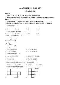 河南省南阳市西峡县2023-2024学年七年级上学期期末数学试题