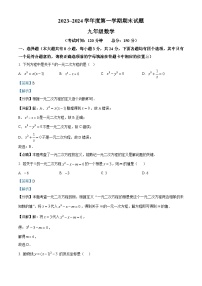 39，江苏省扬州市仪征市2023-2024学年九年级上学期期末数学试题