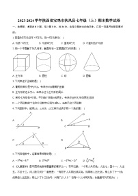 2023-2024学年陕西省宝鸡市扶风县七年级（上）期末数学试卷（含解析）