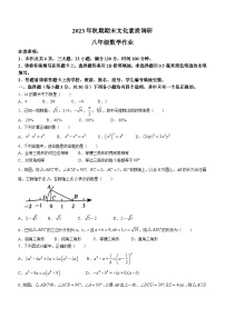 河南省南阳市西峡县2023-2024学年八年级上学期期末数学试题