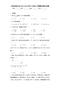 河南省商丘市2023-2024学年八年级上学期期末数学试题(含答案)